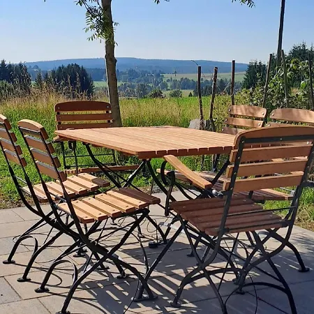 Ferienhaus Fergunna Direkt Am Kammweg Mit Sauna Marienberg Exterior foto