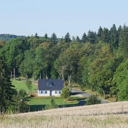 Ferienhaus Fergunna Direkt Am Kammweg Mit Sauna Marienberg Exterior foto